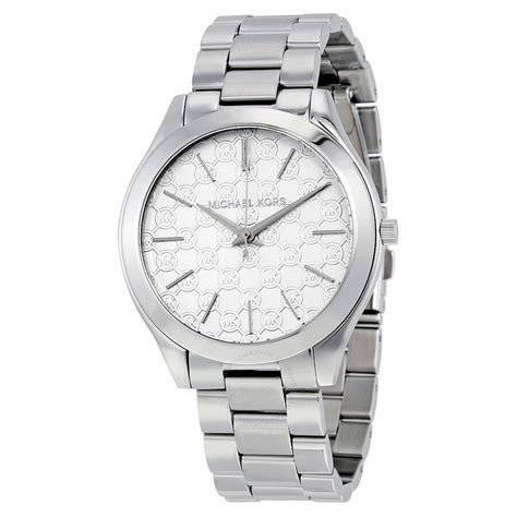 Michael Kors Runway Silver Dial Stainless Steel Ladies Watch 